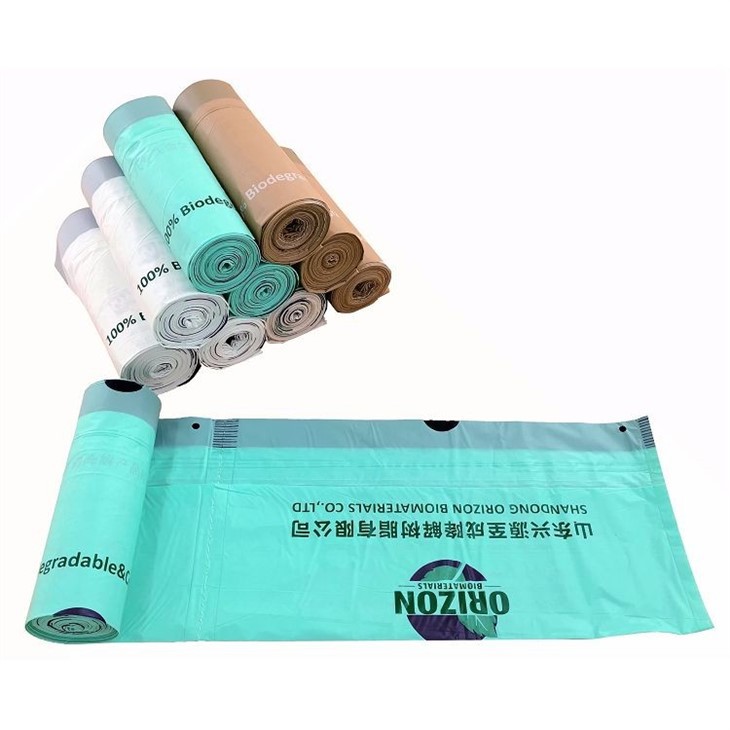 Compostable Trash Bags with Drawstring